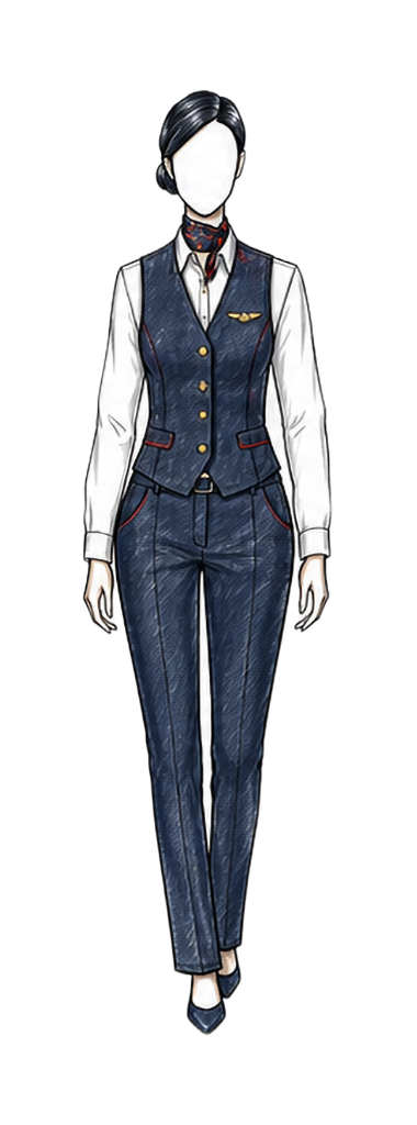 Climate Adaptive Workwear — Transition (AI-generated concept visualization)