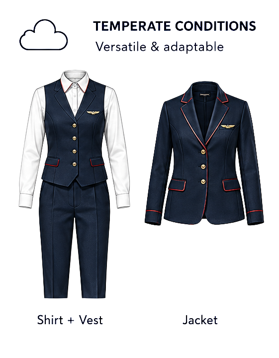 Climate Adaptive Workwear (AI-generated concept visualization)