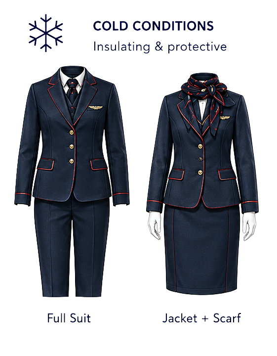 Climate Adaptive Workwear (AI-generated concept visualization)